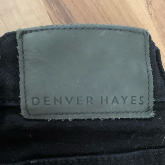 Mens Denver Hayes Black Jeans - Picture 4 of 4